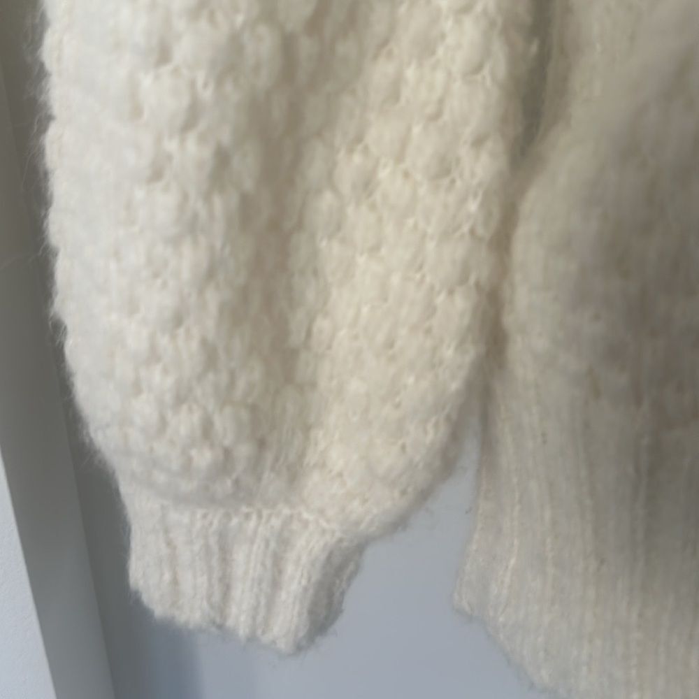 St. Roche Candy Alpaca Sweater-Ivory S - Picture 4 of 9
